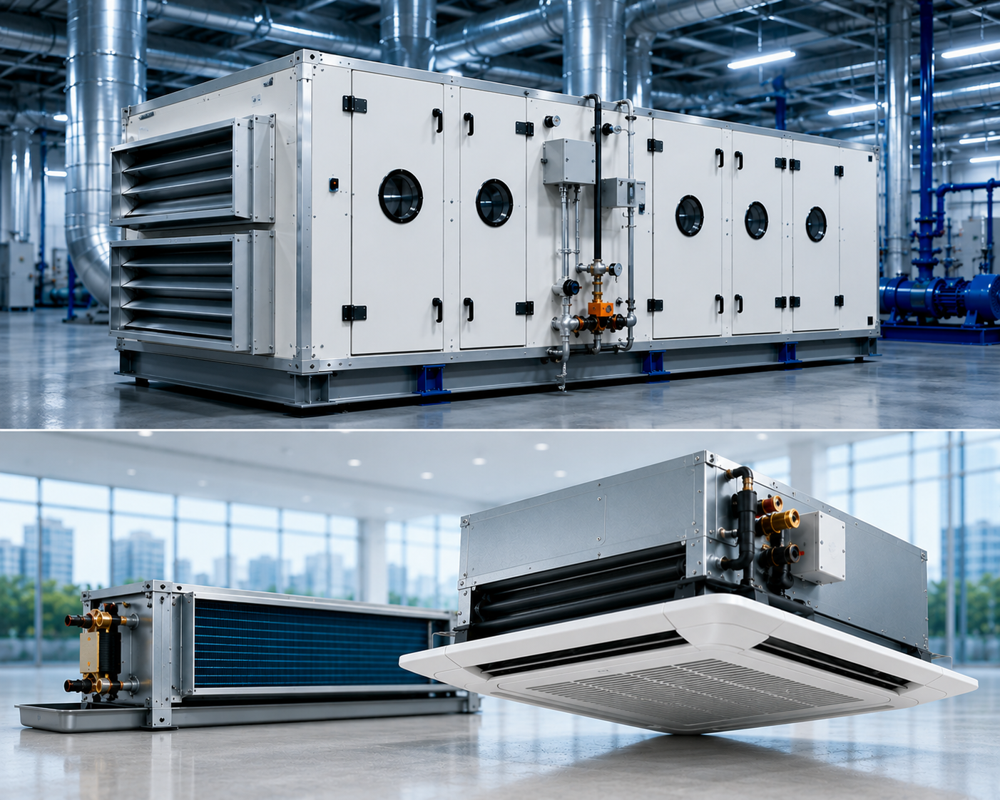 AHU & FCU profesional untuk industri dan gedung oleh AMIN COOL TEKNIK