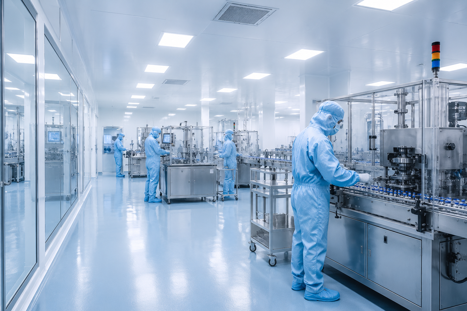 Instalasi Clean Room untuk Pabrik Farmasi di Bekasi