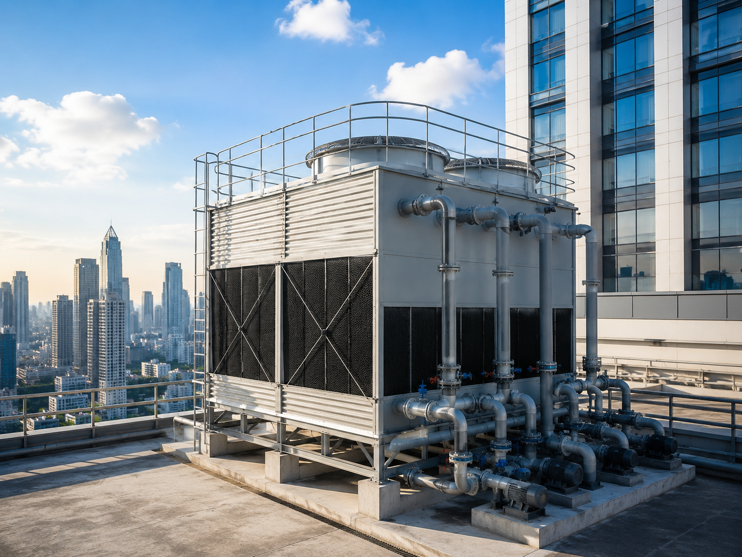 Instalasi Cooling Tower untuk Gedung Komersial di Jakarta